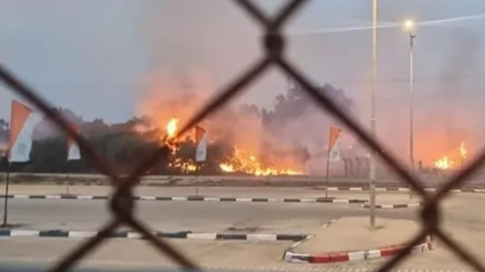 בסיס זיקים בזמן מתקפת 7 באוקטובר (צילום: דובר צה"ל)