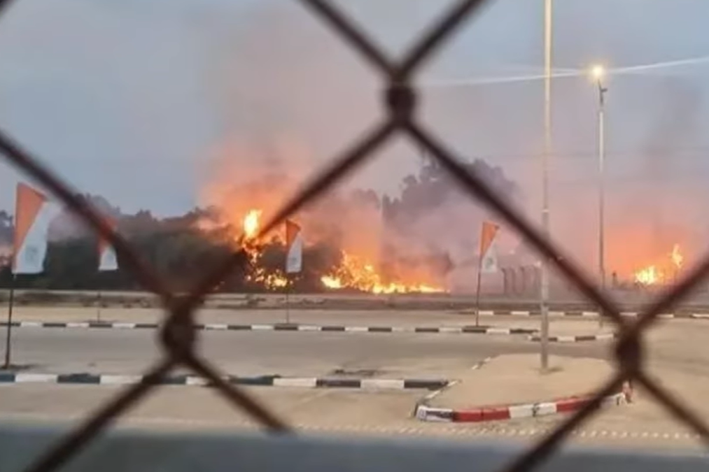 בסיס זיקים בזמן מתקפת 7 באוקטובר (צילום: דובר צה"ל)