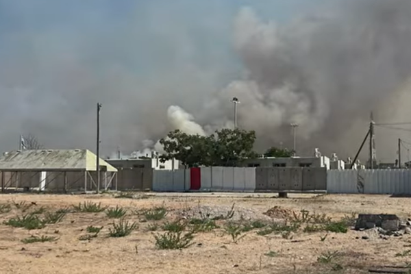בסיס זיקים בזמן מתקפת 7 באוקטובר (צילום: דובר צה"ל)