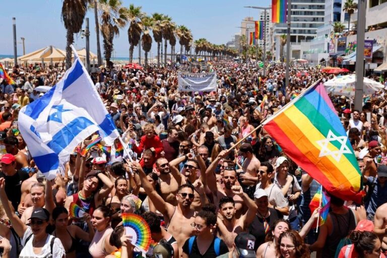 מצעד הגאווה בתל אביב (צילום: גיא יחיאלי)