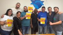 עובדי חברת DHL הצטרפו להסתדרות (צילום: דוברות ההסתדרות)