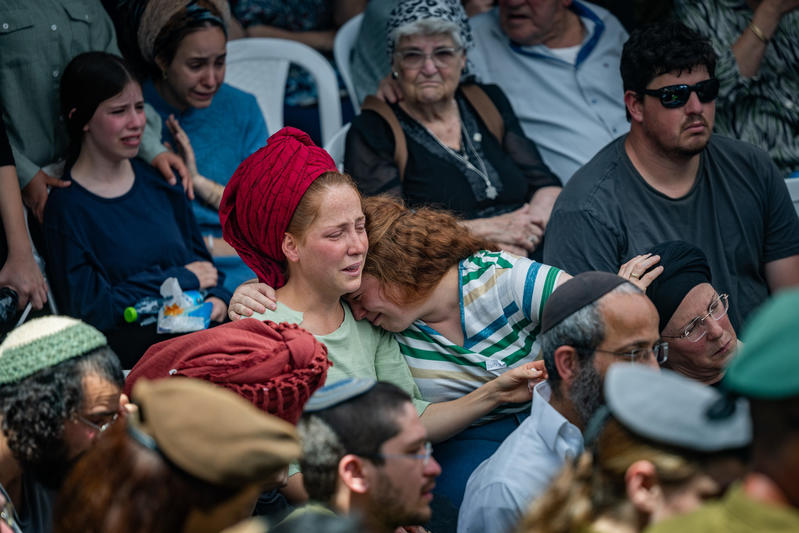 הלוויתו של סמל יוסף יהודה חיראק (צילום: חיים גולדברג/פלאש90)