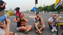 עודד רז ממובילי מחאת הגומא (צילום: יהל פרג')