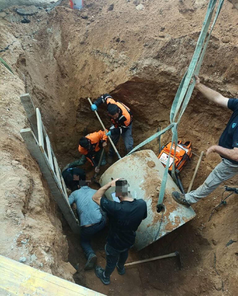 זירת התאונה הקטלנית בבני ברק (צילום: דוברות איחוד והצלה)
