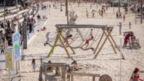 חוף הים בתל אביב (צילום: מרים אלסטר, פלאש90)