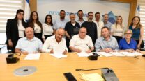 חתימה על סכם קיבוצי עם חברת KONE (צילום: ההסתדרות הכללית)