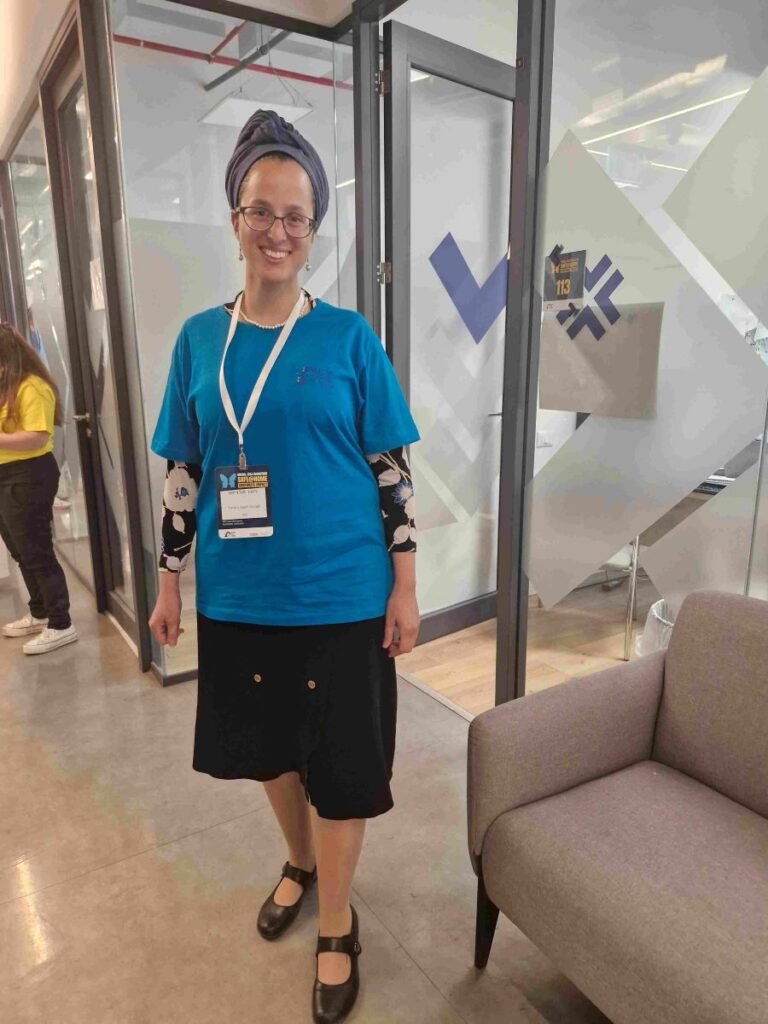 לימור. "ברגע ששמענו על ההאקתון ידעתי שאני אהיה כאן וכולם הלכו אחריי" (צילום: הדס יום טוב)