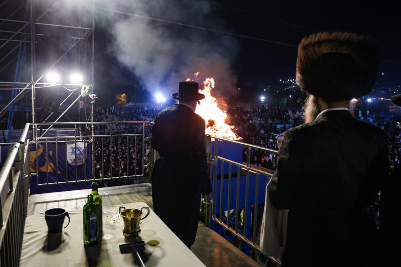 הילולה בהר מירון (צילום: דוד כהן, פלאש90)