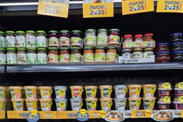 מוצרי חלב לקראת שבועות (צילום: מאיה רונן)