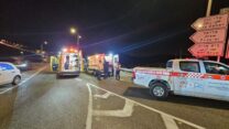 זירת פיגוע הירי בין ברוכין ופדואל בשומרון
(צילום: תיעוד מבצעי מד"א)