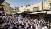 מצעד הדגלים בירושלים (צילום: חיים גולדברג, פלאש90)
