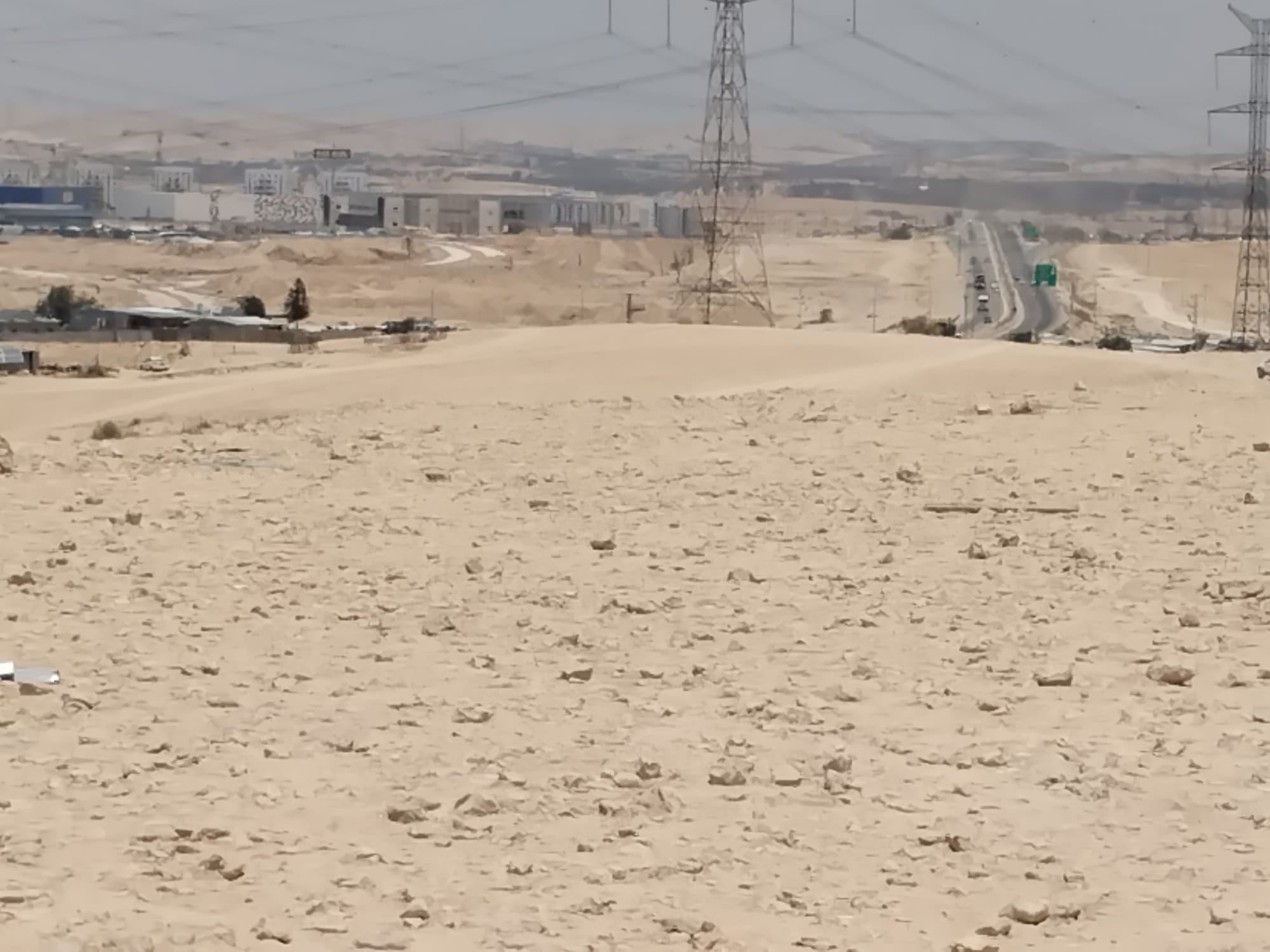 השטח המיועד לשכונה החדשה (צילום: יניב שרון)