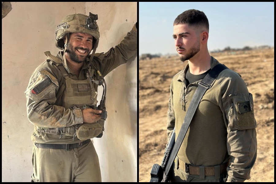 סמ"ר נווה לשם (מימין) וסרן (במיל') טל מובשוביץ (צילום: מתוך אתר צה"ל)