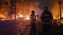 זירת הפגיעה הישירה מהטיל האיראני בצפון (צילום: מד"א)