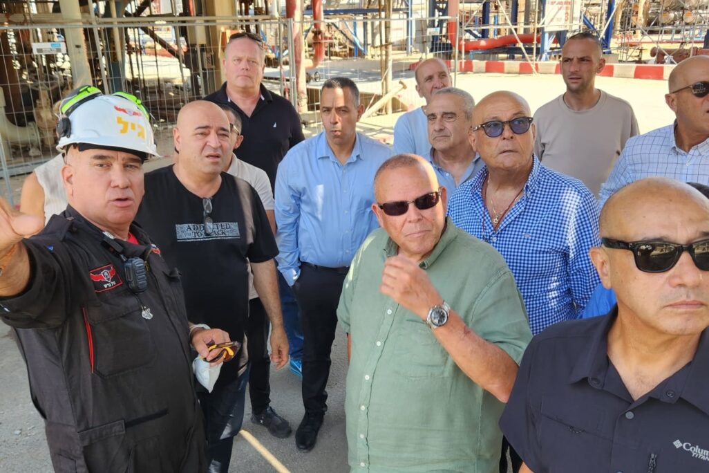 יו"ר ההסתדרות ארנון בר-דוד בבזן (צילום: דוברות ההסתדרות)