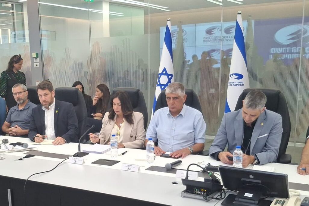 מסיבת עיתונאים של שרת התחבורה מירי רגב (צילום: אמיתי פרץ)