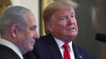 הנשיא טראמפ וראש הממשלה נתניהו (תמונת ארכיון: Susan Walsh / AP Photo)