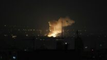 פיצוץ לאחר תקיפת ישראל בטהרן (צילום: AP Photo/Vahid Salemi)