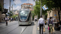הרכבת הקלה בירושלים (צילום ארכיון: חיים גולדברג / פלאש 90)
