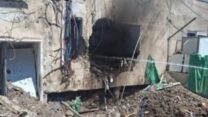 זירת הנפילה בבית שאן (צילום: דוברות מד:א)