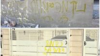 כתובות הנאצה בטורעאן (צילום: רשתות חברתיות, לפי סעיף 27א לחוק זכויות היוצרים)