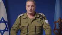 הרמטכ"ל אייל זמיר בהצהרה לתקשורת (צילום: דובר צה"ל)