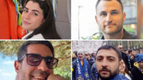 ארבעה מזוכי האות, מימין למעלה בכיוון השעון: יובל קסטלמן ז"ל, מלחם מסעד, אביב אליהו ז"ל ואושרית חדד (צילומים: אלבומים פרטיים)