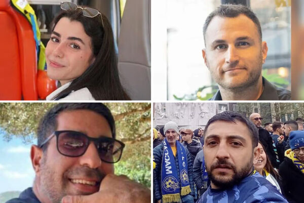 ארבעה מזוכי האות, מימין למעלה בכיוון השעון: יובל קסטלמן ז"ל, מלחם מסעד, אביב אליהו ז"ל ואושרית חדד (צילומים: אלבומים פרטיים)