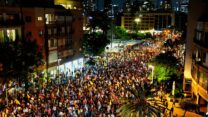 צעדת משפחות החטופים בתל אביב (צילום: פאולינה פטימר)