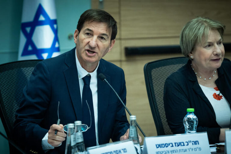 יו"ר ועדת החוץ והביטחון הנכנס ח״כ בועז ביסמוט (צילום: יונתן זינדל/פלאש90)