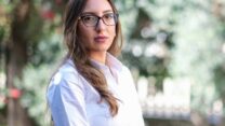 נסרין אבו עסלה, חברת הוועד המנהל של עמותת 'מיזאן' (צילום: פאדי אמון)