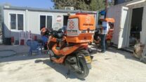 זירת תאונת העבודה בבת ים (צילום: איחוד הצלה)