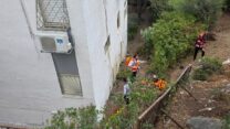 תאונת עבודה בחיפה (צילום: דוברות איחוד הצלה - מחוז צפון)
