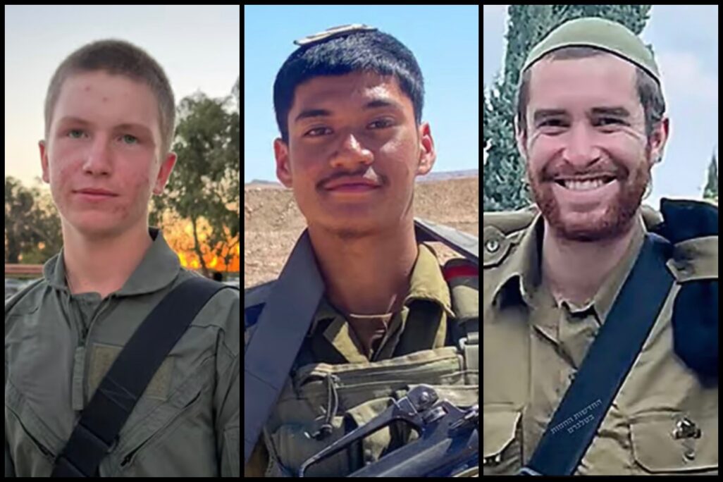 הנופלים - סמל שלמה שרם, סמ"ר שהם מנחם וסמל יולי פקטור (צילום: דובר צה״ל)