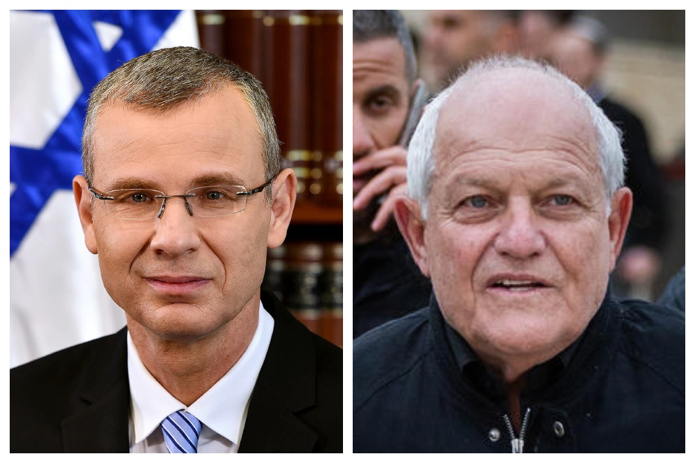 השרים חיים כץ (מימין) ויריב לוין(צילומים: פלאש 90, לע"מ) השרים חיים כץ (מימין) ויריב לוין(צילומים: פלאש 90, לע"מ)