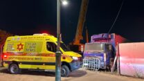 זירת התאונה הקטלנית ברעננה (צילום: תיעוד מבצעי מד"א)
