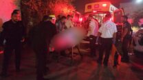 זירת הרצח בלוד, 12 ביולי 2025 (צילום: מד"א)