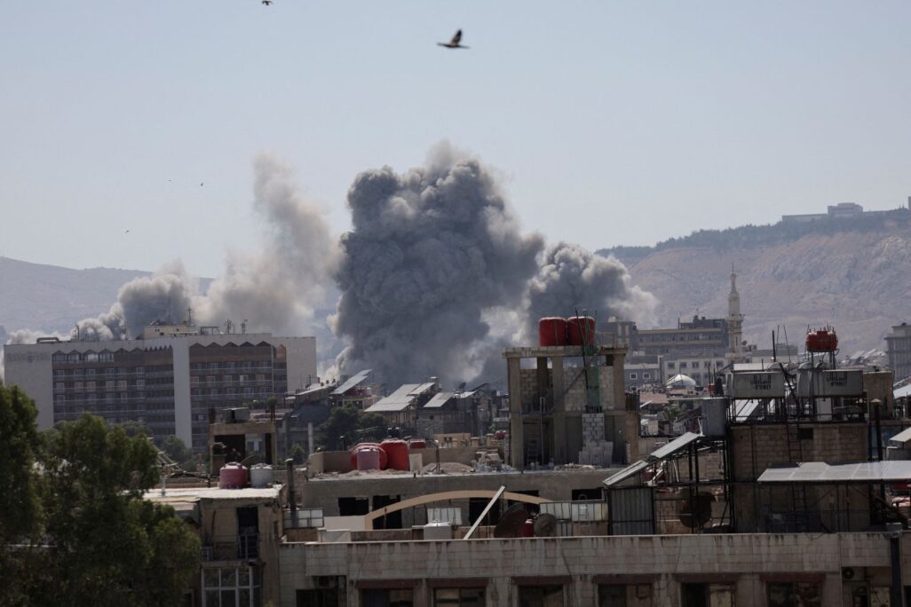 בניין המטכ״ל הסורי שהותקף בדמשק (צילום: REUTERS/Khalil Ashawi) בניין המטכ״ל הסורי שהותקף בדמשק (צילום: REUTERS/Khalil Ashawi)