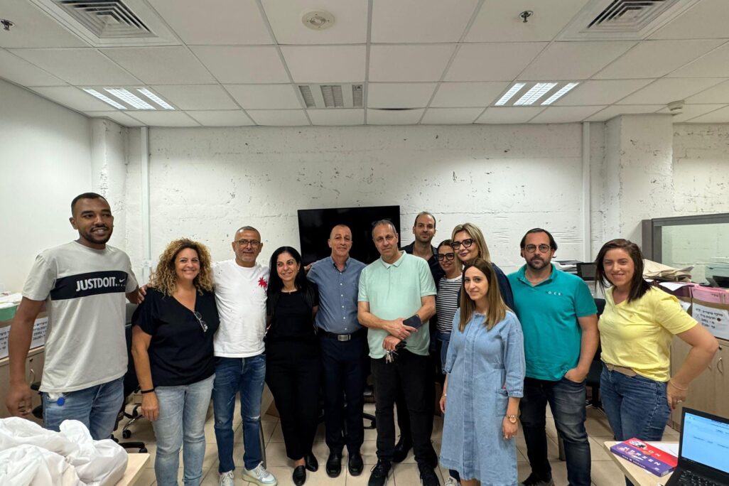 עם עובדי ביטוח לאומי במתחם תת קרקעעי בימי 'עם כלביא'. צילום: הסתדרות עובדי המדינה