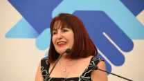 יו"ר איגוד עובדי המעבדות אסתר אדמון (צילום: יסמין גיל, דוברות ההסתדרות)
