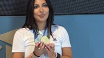 שחקנית טניס שולחן הפראלימפית, קרולין טביב (צילום: אלבום פרטי)