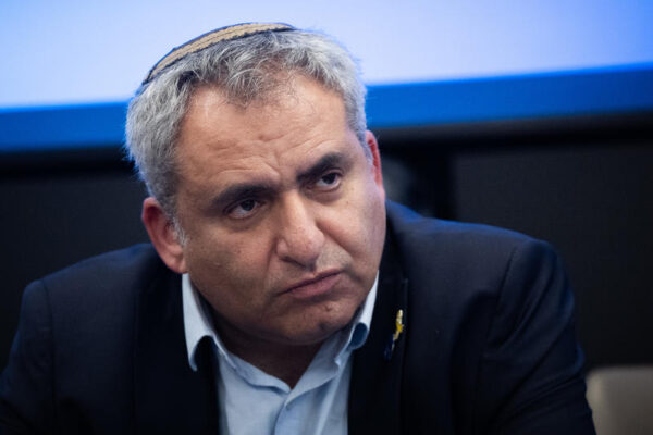 השר לשיקום הצפון והעוטף, זאב אלקין (צילום: יונתן זינדל/ פלאש 90)
