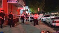 זירת הפיגוע במועדון בברוקלין שבניו יורק (צילום: ViralNewsNYC)