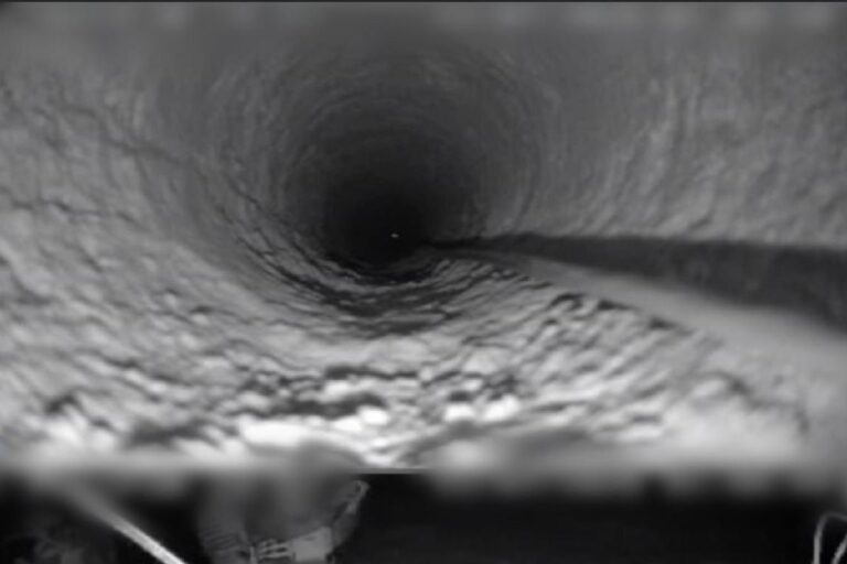 מנהרת הטרור שאותרה ברצועת עזה (צילום: דובר צה"ל)