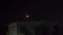 כלי טיס באזור כיסווה שבפרברי דמשק (צילום: מתוך רשתות חברתיות, שימוש לפי סעיף 27א' לחוק זכויות יוצרים)