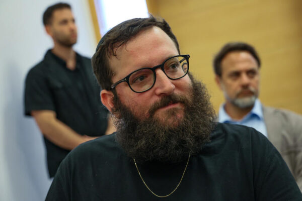 יונתן אוריך בשימוע בבית המשפט המחוזי בלוד (צילום: יונתן זינדל/ פלאש 90)