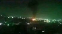 התקיפות המיוחסות לצה"ל בבירת תימן, צנעא (צילום: השימוש נעשה בהתאם להוראות סעיף 27א' לחוק זכויות יוצרים)