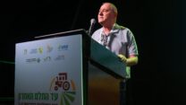 יעקב בכר, יו"ר הארגונים הכלכליים במשקי הקיבוצים ונציג הקיבוצים בקק"ל (צילום: אלעד גוטמן)