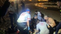 זירת הטביעה בחוף הים ביפו (צילום: תיעוד מבצעי מד"א)
