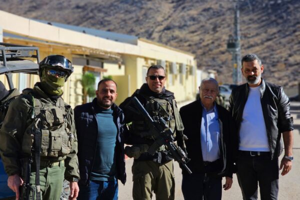 עובדי המרחב מבקרים בחטיבת ההרים (צילום: מרחב מרכז גליל)